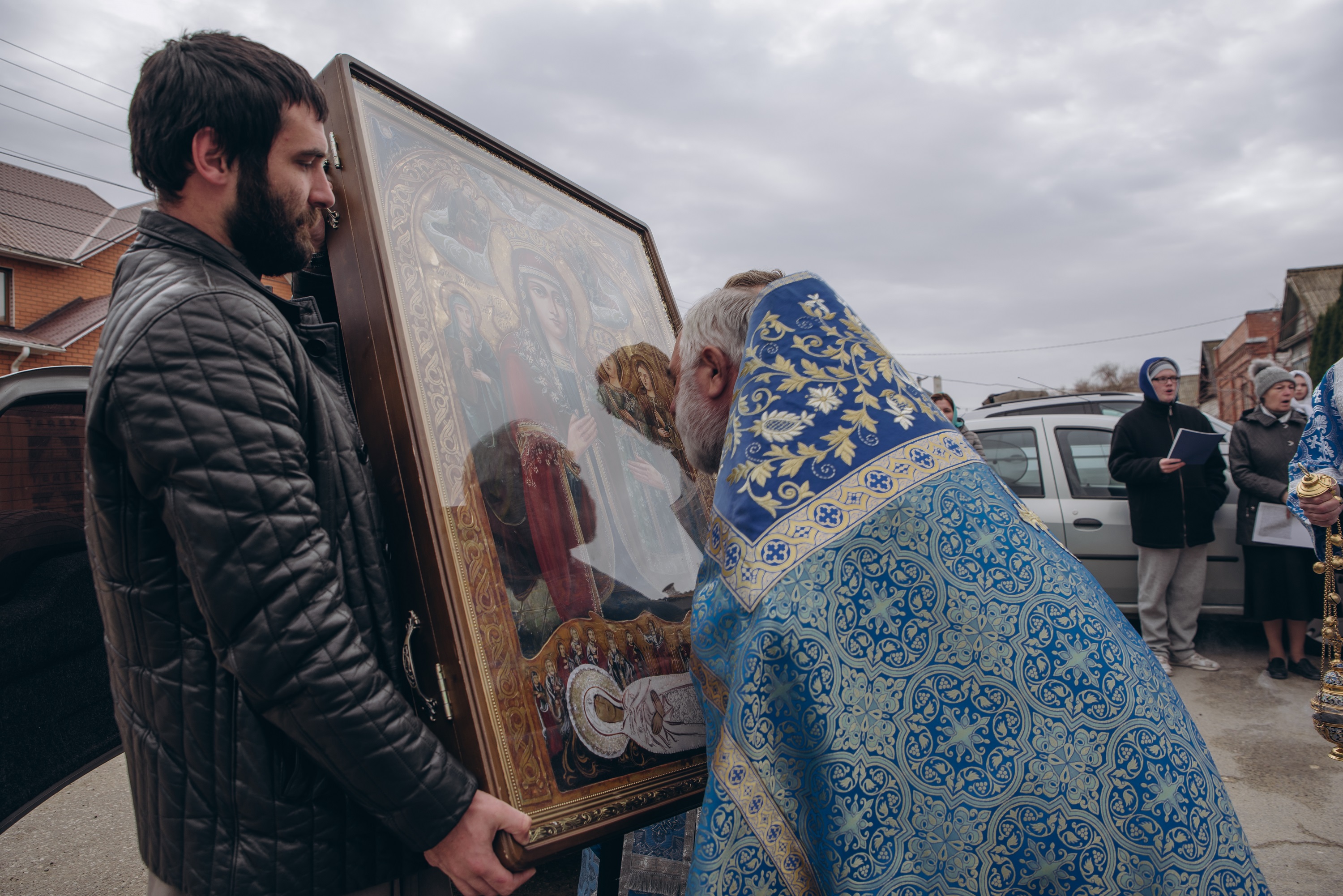 Сегодня в Никольском Кафедральном Соборе встретили Икону Пресвятой Богородицы «Благоуханный цвет».