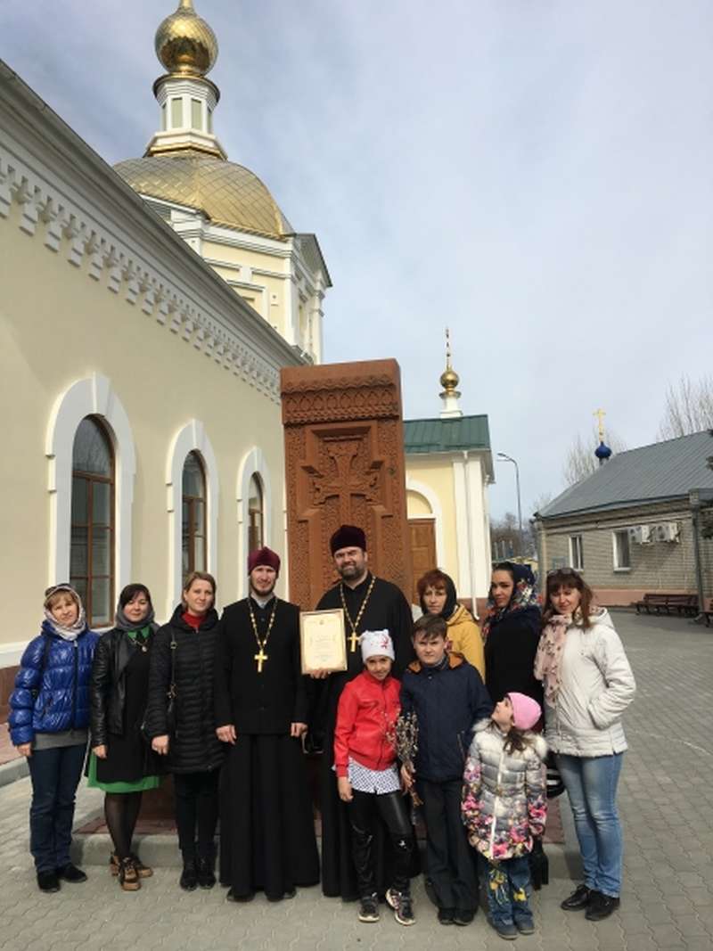 Никольский собор посетили прихожане храма во имя Архистратига Божия Михаила про войсковой части № 54363