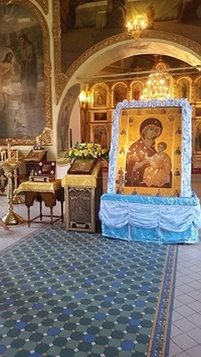 В Камышине встретили крестный ход с Иверской иконой Пресвятой Богородицы