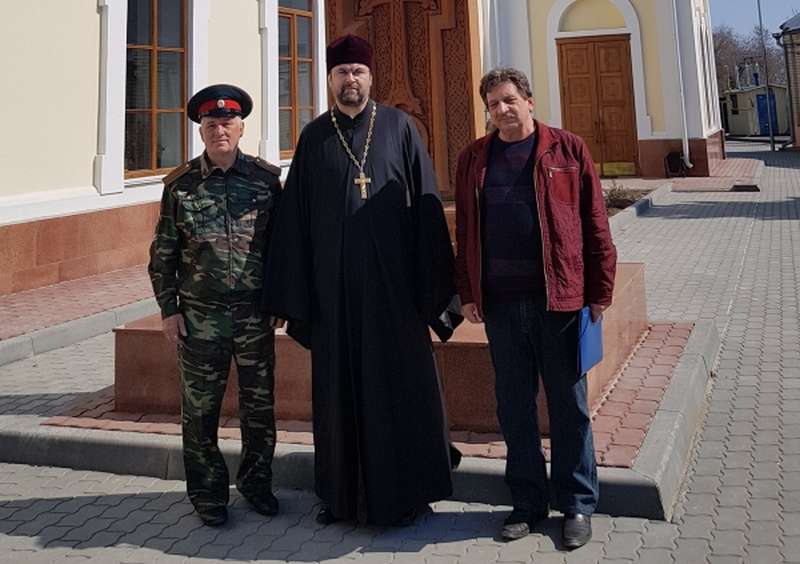 Протоиерей Алексий Кузнецов встретился с казаками