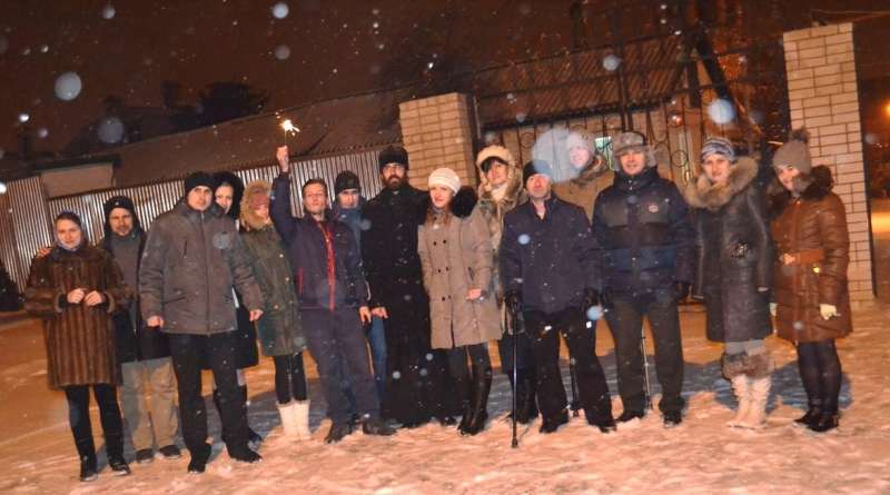Православная молодежь отметила наступление нового года в Никольском соборе
