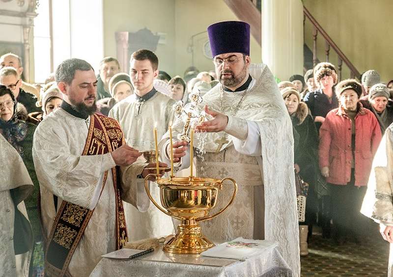 Как праздновали Крещение Господне в Никольском соборе (ФОТО)