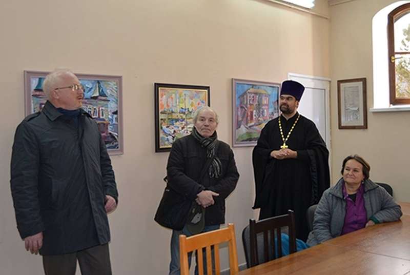 На Пасху в колокольне Никольского собора открылась выставка художников России «Камышинские пленэры»