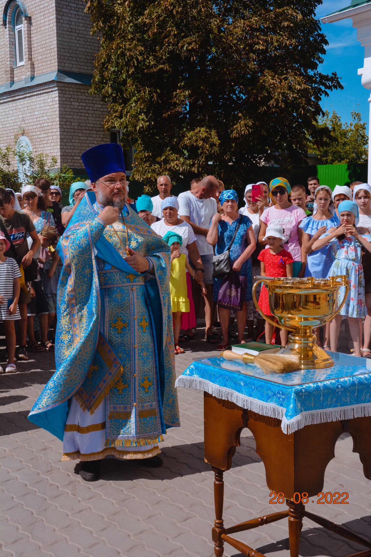 Молебен перед началом учебного года